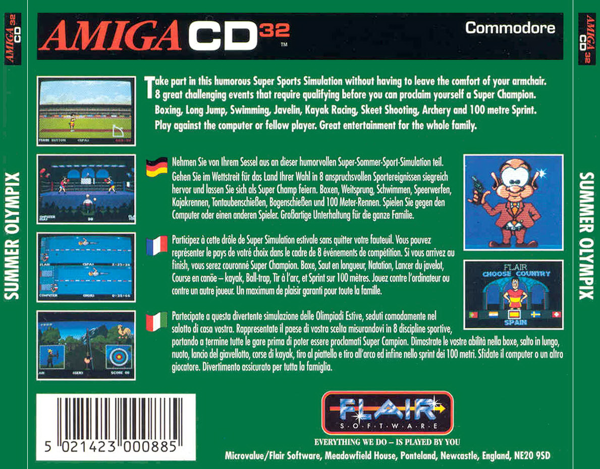 Summer Olympix screenshot 3 for Amiga CD32
